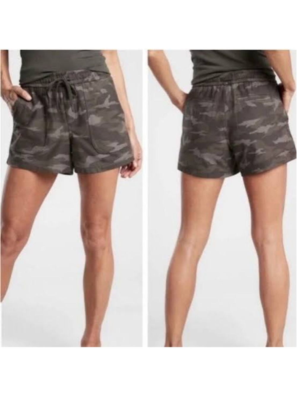 Athleta Camo Farallon Shorts Size 6